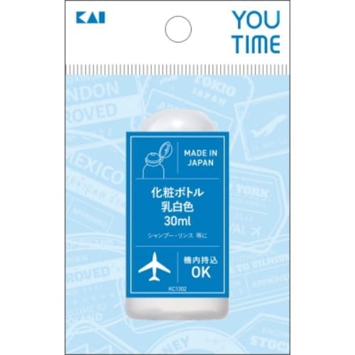 KC1302 化粧ボトル 乳白色30ML×12
