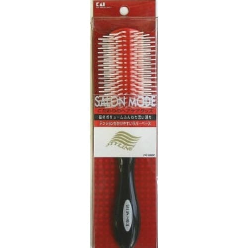 HC0302スタイリングブラシLレッドラバー×3