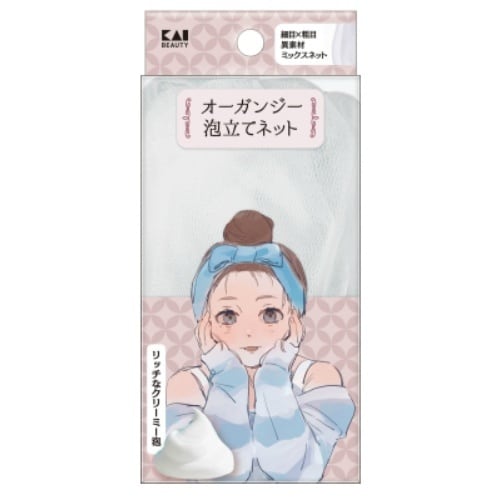 KQ3187オーガンジー泡立てネット(EMO)×6