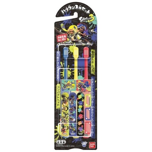 ハブラシ3本スプラトゥーン3×6