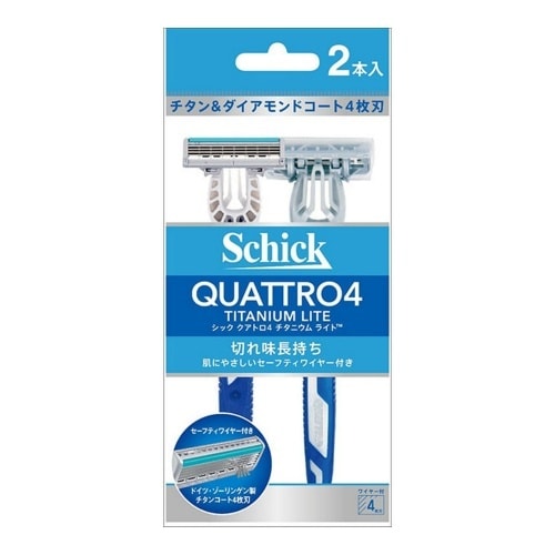 クアトロ4チタニウムライト 2本入×12