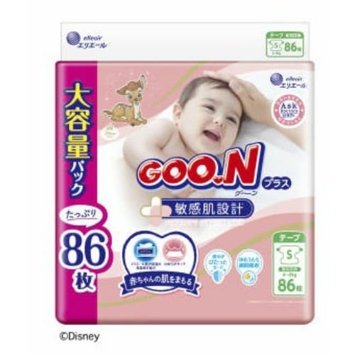 グーンプラス 敏感肌設計 Sサイズ86枚×3