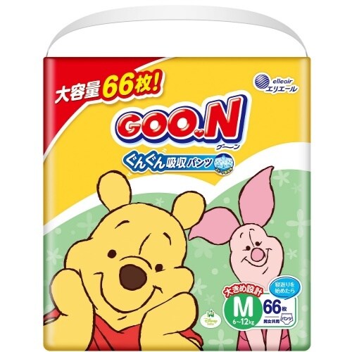 グーンぐんぐん吸収パンツ Mサイズ66枚×3