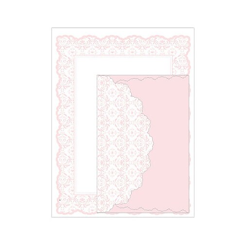 レターセット アラベスク ピンク 5冊