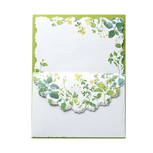 レターセット グリーンガーデン 5冊