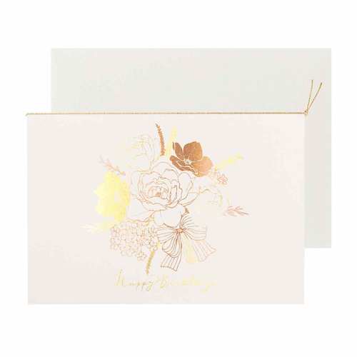 バースデーカード シャイニーラナンキュラス 5個