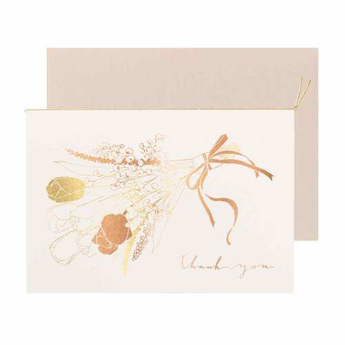 サンキューカード シャイニーチューリップ 5個