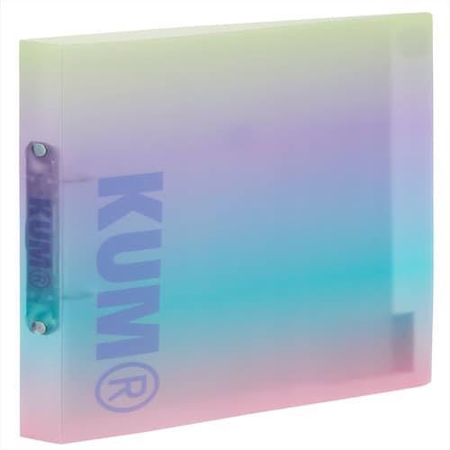 KUMリングファイル 2穴B5サイズ グリーン3個