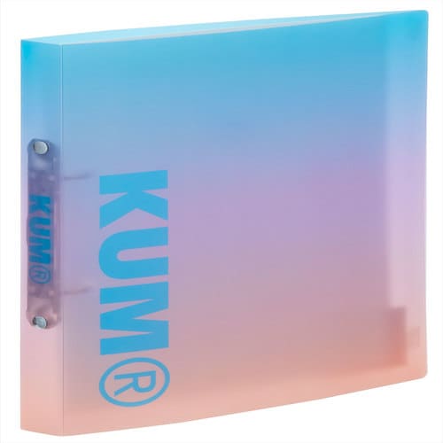 KUMリングファイル 2穴B5サイズ パープル3個