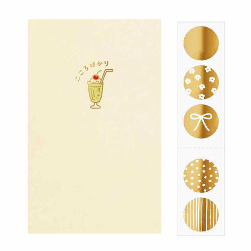 ポチ袋 クリームソーダ Sサイズ 5枚入 10袋