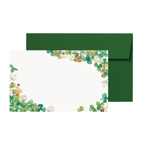 ミニカード クローバー 10個