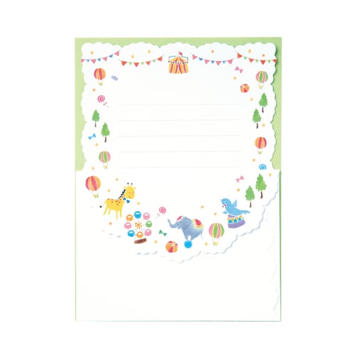 ミニレターセット サーカス 5冊