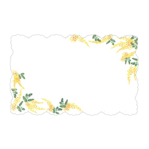 ミニカード ミモザ 12枚入 10個