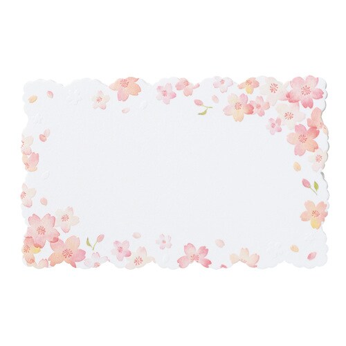 ミニカード 桜ほんのり 12枚入 10セット