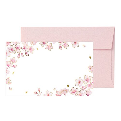 ミニカード 桜 5枚入 10セット