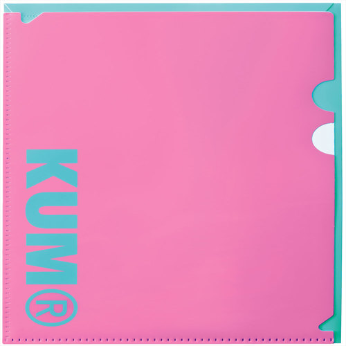 KUMファイルバッグ+ホルダーA4ピンク5個