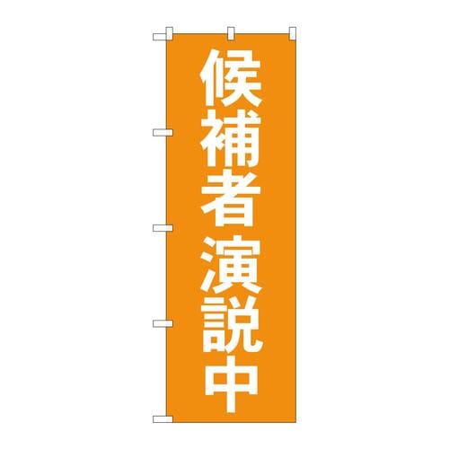 のぼりGNB−1923候補者演説中