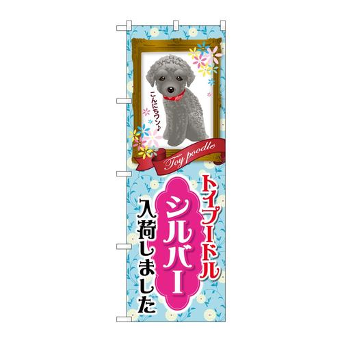 のぼりGNB−2461トイプードルシルバー入荷