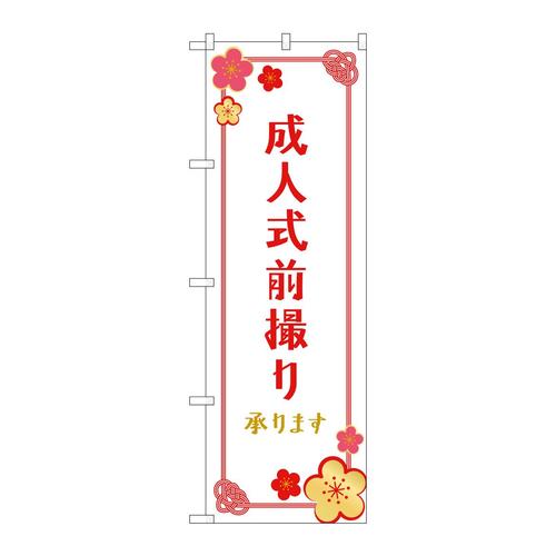 のぼりGNB−4060成人式前撮り梅