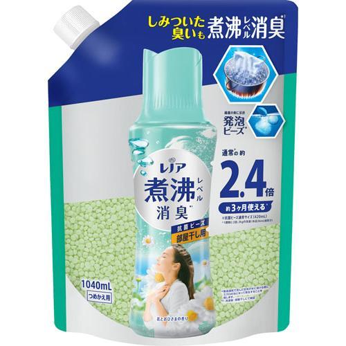 レノア煮沸消臭抗菌ビーズ部屋花とおひさま替特大×7