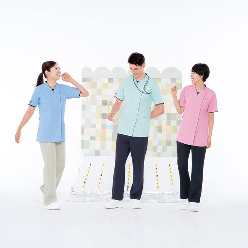 男女兼用ニットシャツ ブルー CX−3157 S