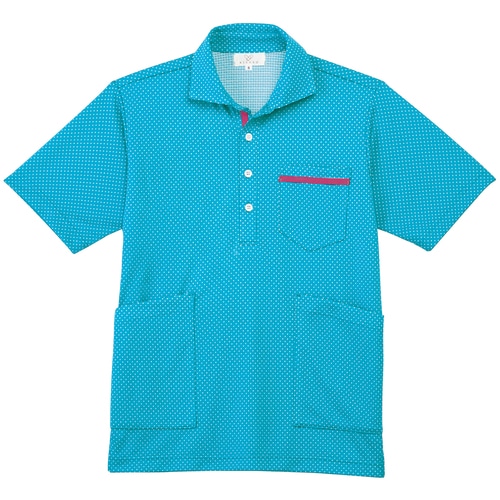 ニットシャツ SS CR175−75 ブルー