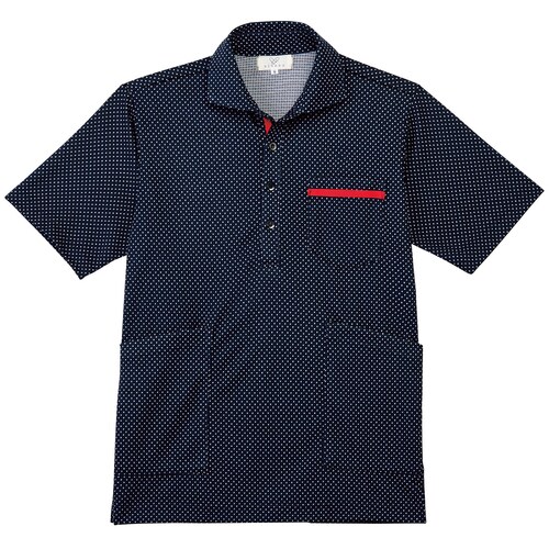 ニットシャツ L CR175−88 ネイビー