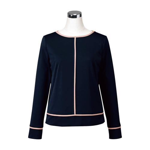 九分袖カットソー 7号 U8123 ネイビー