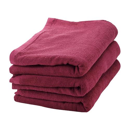 バスタオルミニ TB−003−WR ワインレッド