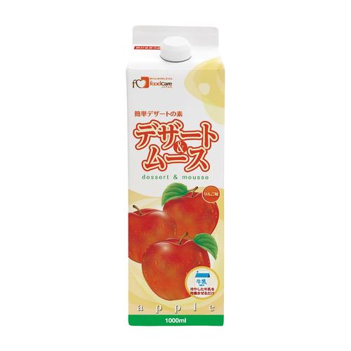 デザート&ムース りんご味 1L 6ホンイリ