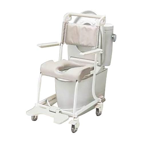 水まわり用車いす(ソフトシート穴なし