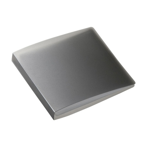 DVD・CDファイルケース(12枚収納・ブラック)