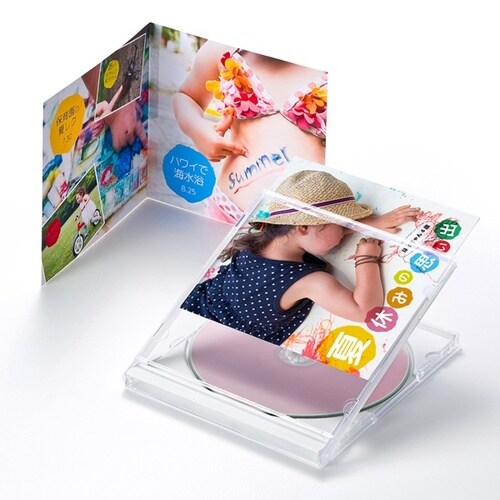 フォト光沢CD・DVDケースカード(見開き)