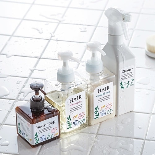 気泡が入らない耐水ホワイトフィルムラベル