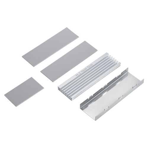 M.2 SSD用ヒートシンク 両面実装対応