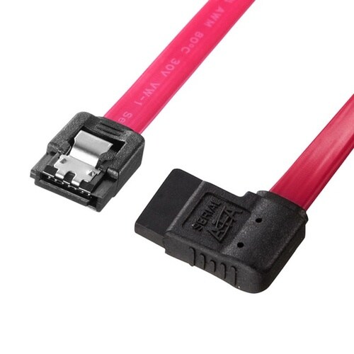 右L型シリアルATA3ケーブル