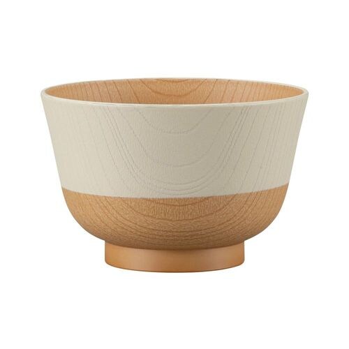 やさしい彩り 抗菌汁椀 きなり色 4セット