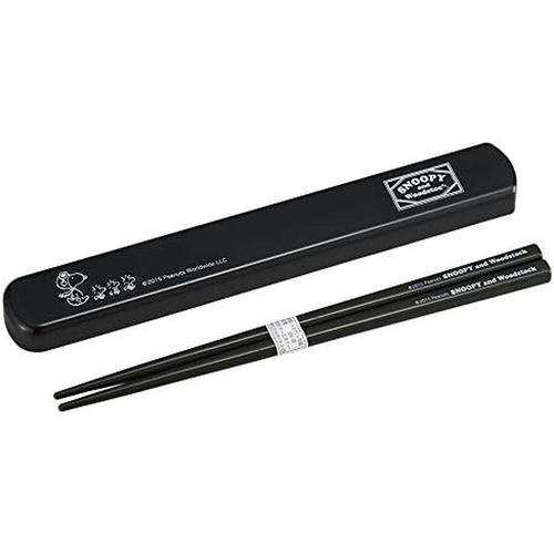 スヌーピー引きフタ箸箱セットHS−16BK×4