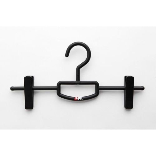 F−FIT クリップバーハンガー ブラック×6