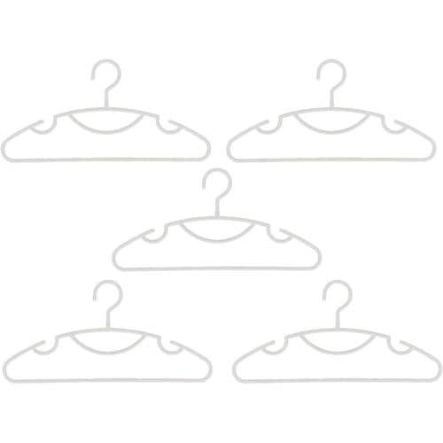 抗菌セットスリムハンガー5本組 ホワイト 2セット