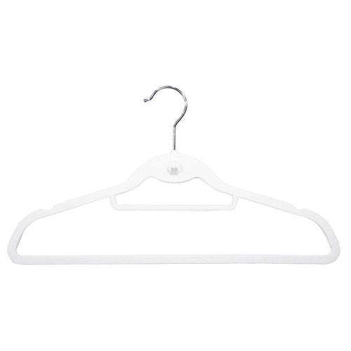 MCシャツハンガーフロッキー6本組ホワイト×4