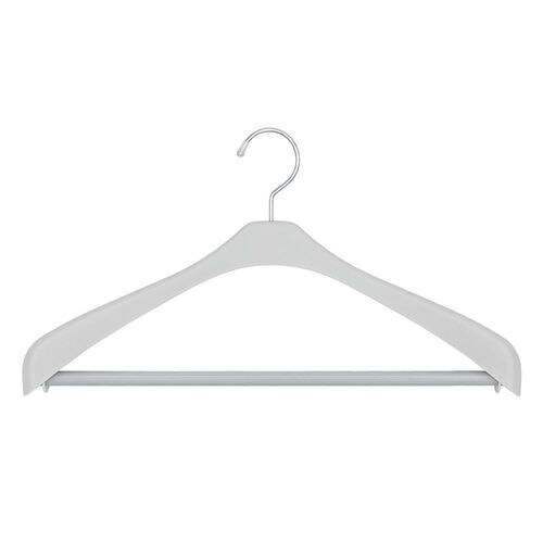 MCスーツハンガースリムストップ2本組グレー×4