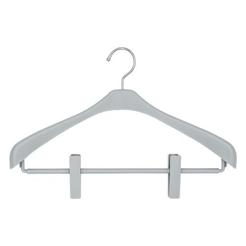 MCスーツハンガースリムクリップ2本組グレー×4