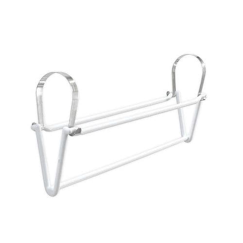 MC V字スペースフック2個組 ホワイト