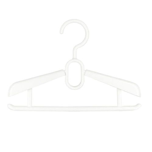MC ジュニアスライドハンガー2本組 ホワイト×6