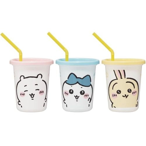 ストロー付タンブラー3P320mlちいかわ×4