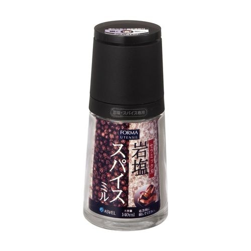 フォルマ セラミックミル 岩塩・スパイス用BK×4