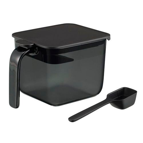 調味料ポット ワイド ブラック