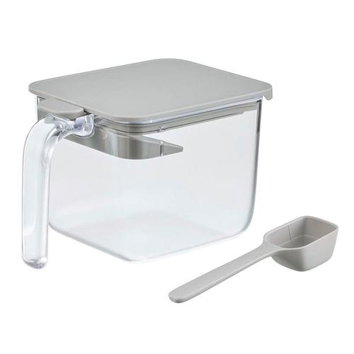 調味料ポット ワイド グレー