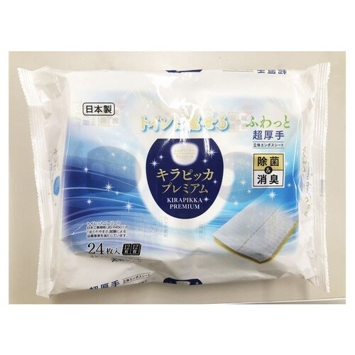 キラピッカトイレに流せるクリーナー超厚手12枚2P